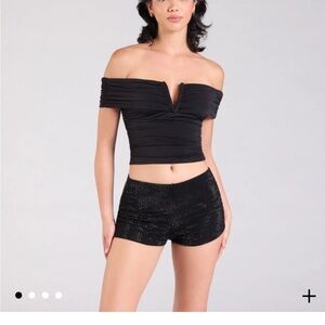 Rhinestone Shorts